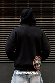 Full Zip "BROKENNESS" BAD Black