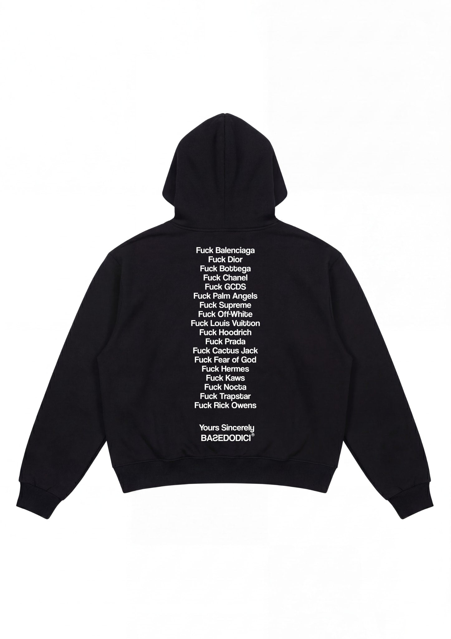 Hoodie "COMFY" FCK Black
