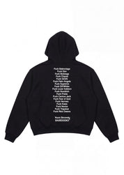Hoodie "COMFY" FCK Black
