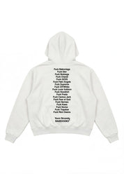 Hoodie "COMFY" FCK White