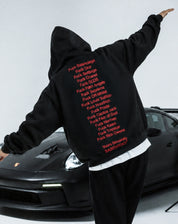 Hoodie "COMFY" FCK Black/Red