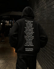 Hoodie "COMFY" FCK Black