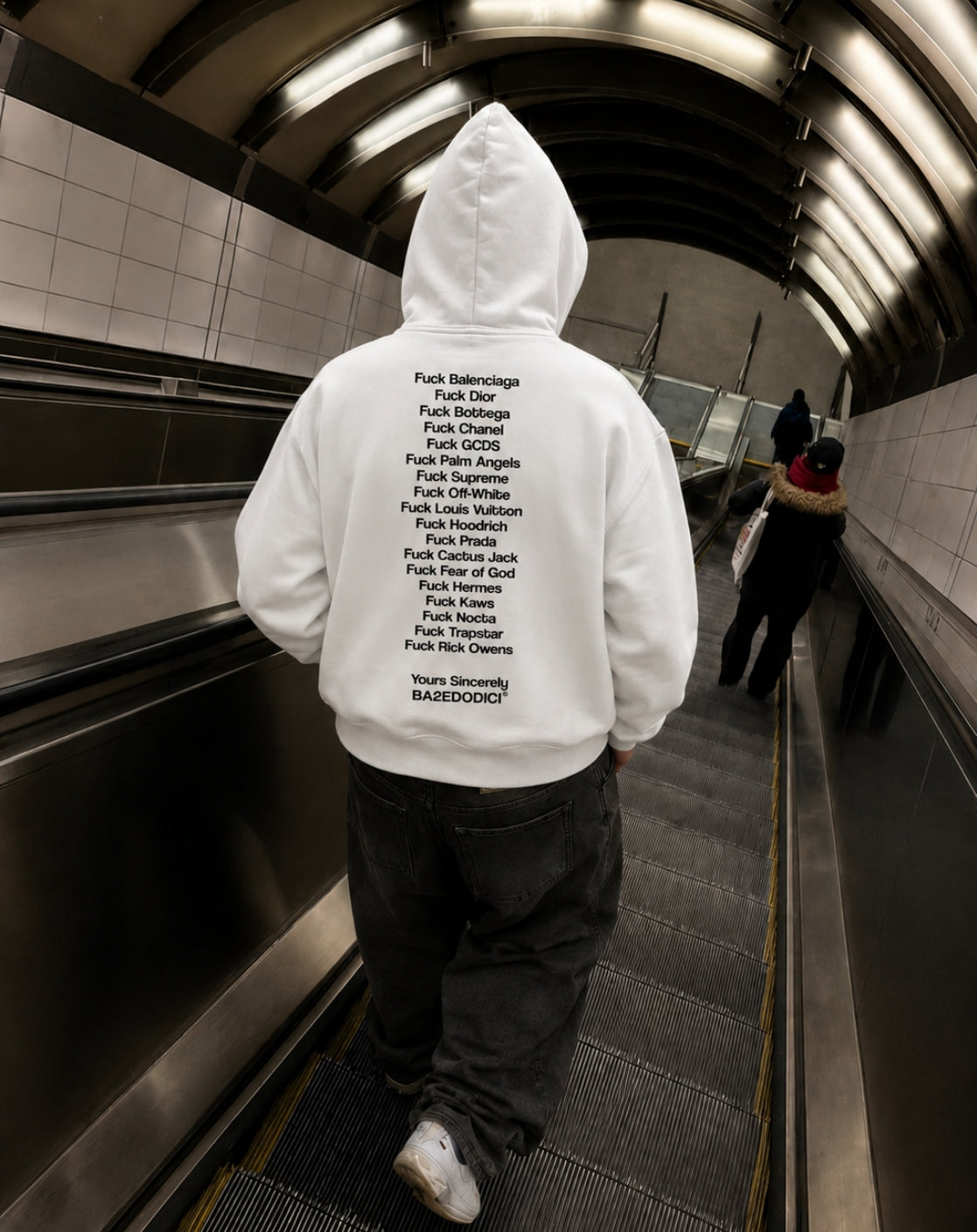 Hoodie "COMFY" FCK White