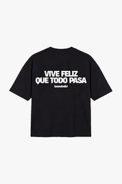 T-Shirt "COPY&PASTE" ViveFeliz Black/White