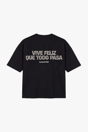 T-Shirt "COPY&PASTE" ViveFeliz Black/Glitter
