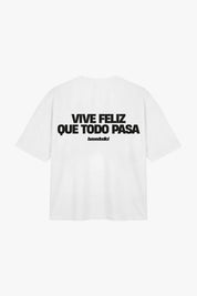 T-Shirt "COPY&PASTE" ViveFeliz White/Black