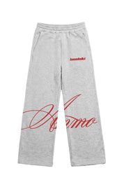 Fleece Pants "AMMO" CHI'T'SAP AshGrey/ScriptRed
