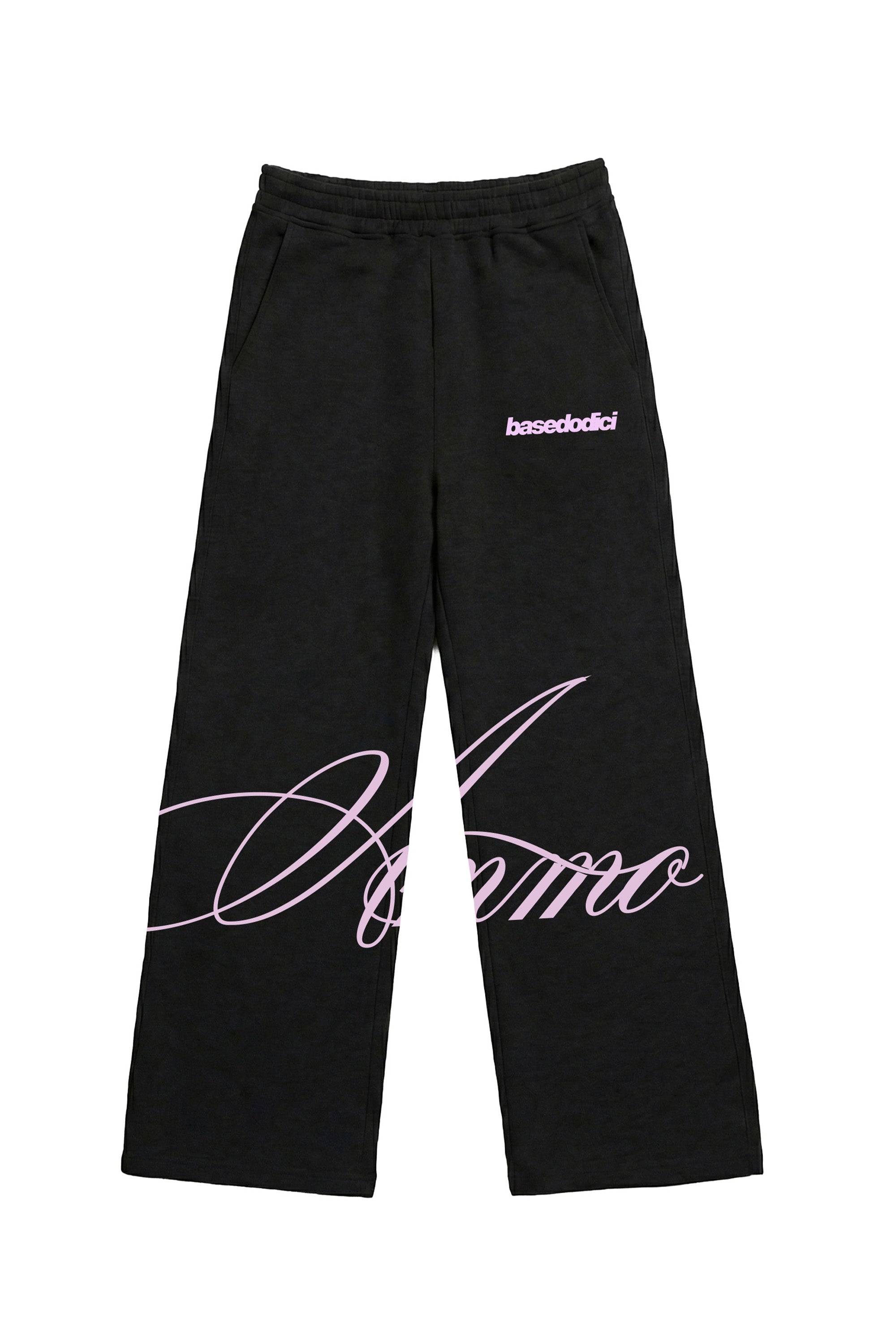 Fleece Pants "AMMO" CHI'T'SAP Black/ScriptPink