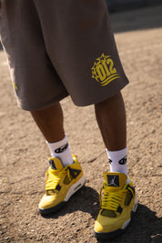 Fleece Short “CRUEL SEASON” Grey 
