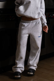 Fleece “COMFY” Front Logo AshGrey/Blue