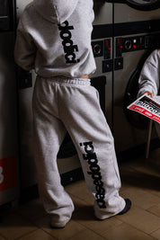 Fleece “COMFY” Vertical Logo AshGrey/Black