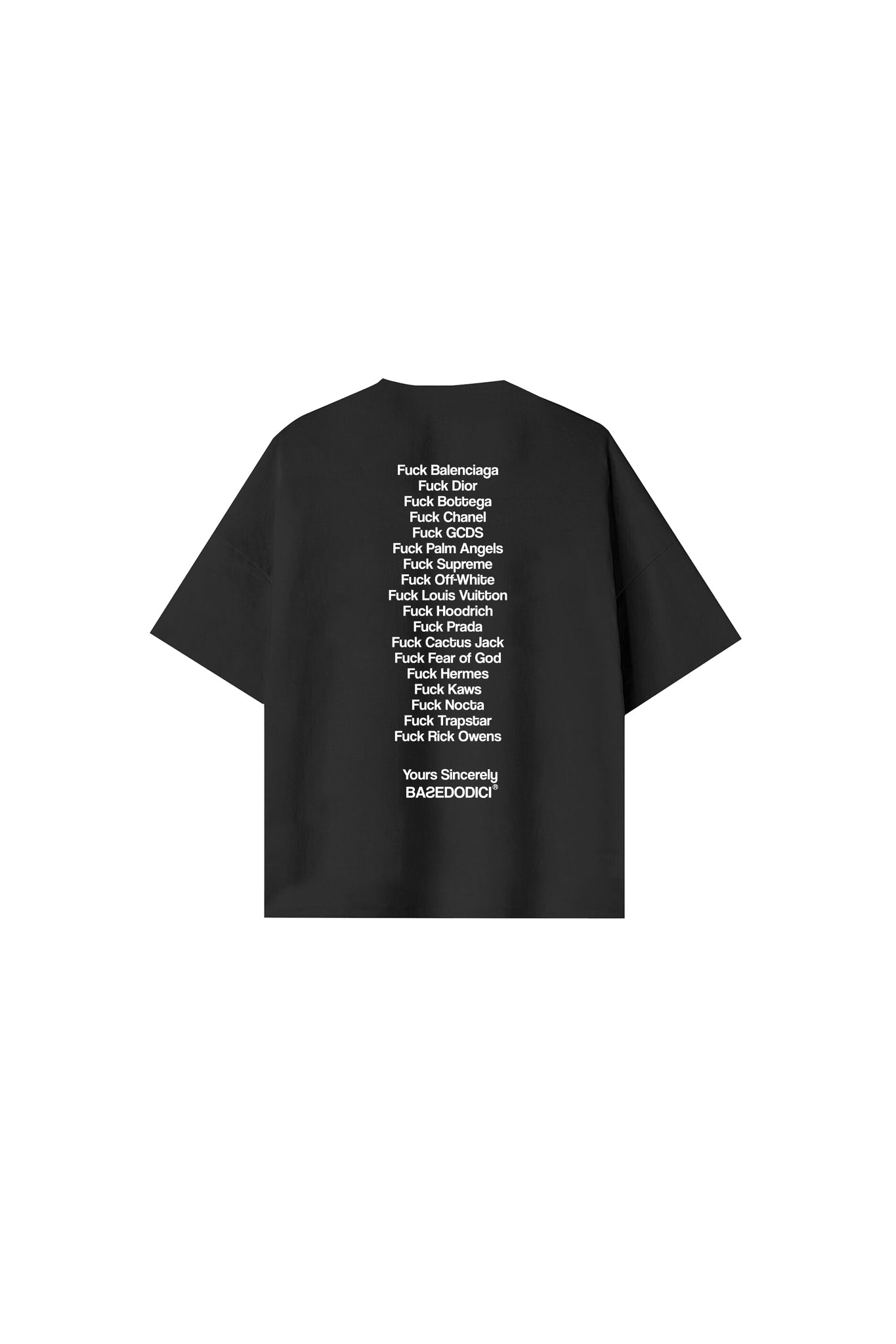 Over T-Shirt “FORSUMMER” Fck OG Black