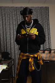 Full Zip “WORLD TOUR” B12 Worldwide Black