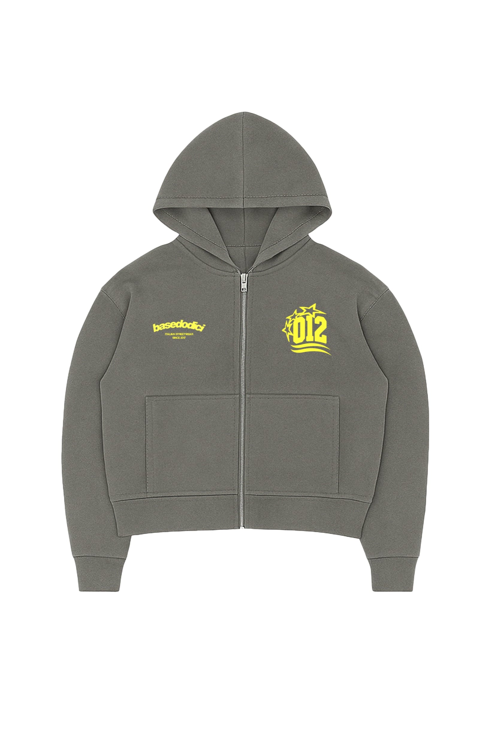 Zip Hoodie “CRUEL SEASON” Italian Grey