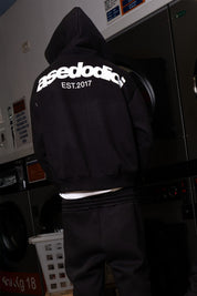 Full Zip “COMFY” Back Logo Black/White