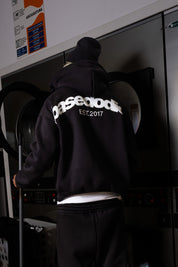 Full Zip “COMFY” Back Logo Black/White