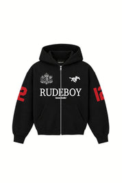 Full Zip "RUDEBOY LDN" 12 Black