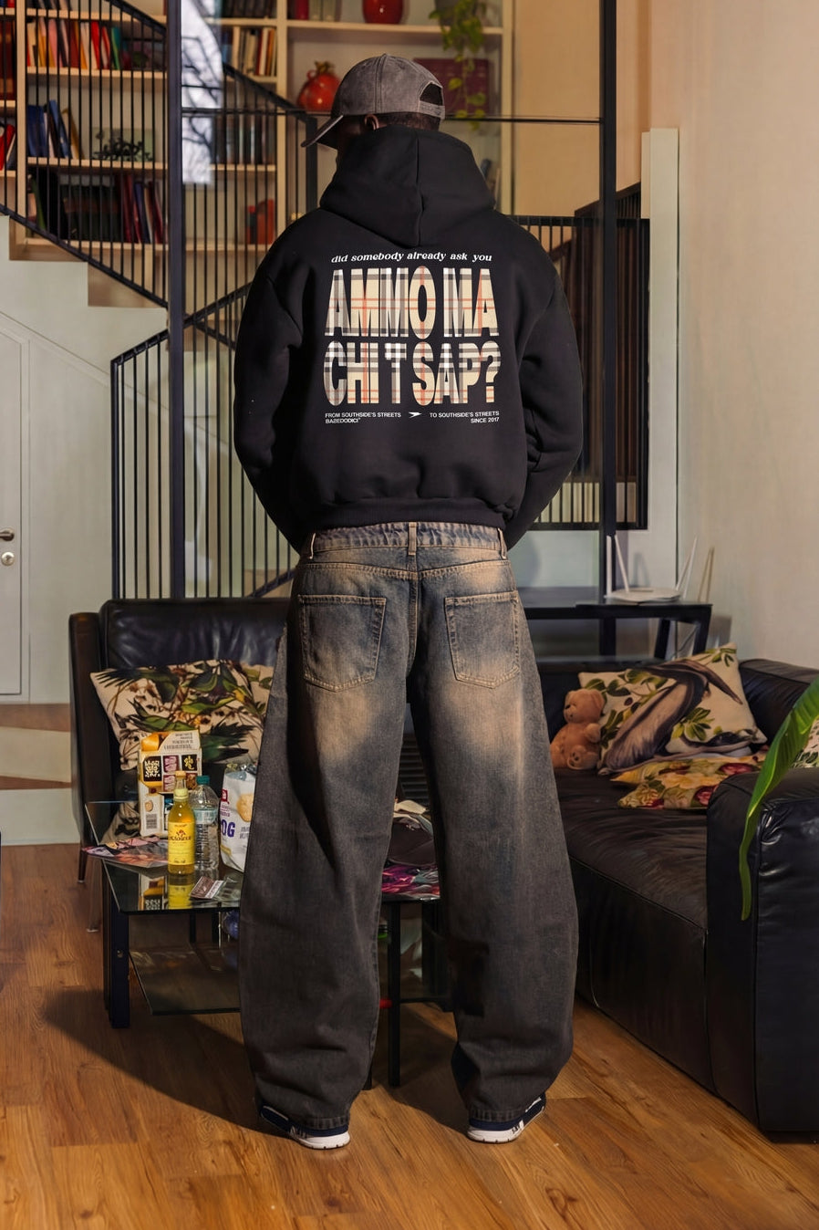 Hoodie "AMMO" CHI'T'SAP Black/Burby