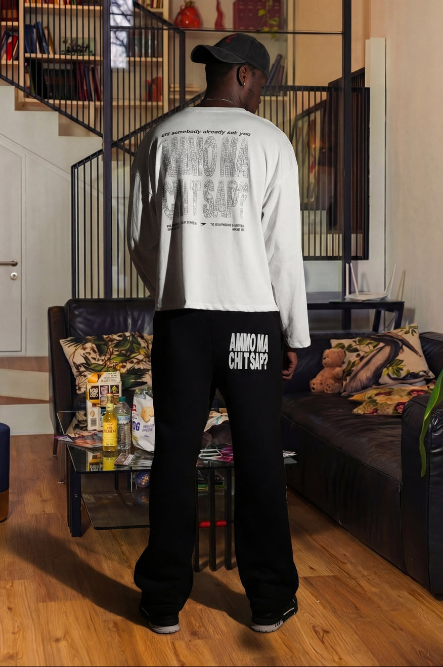 Longsleeve "AMMO" CHI'T'SAP White/Grillz
