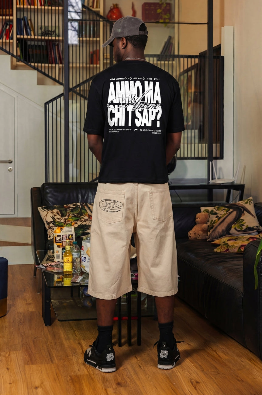 "AMMO" CHI'T'SAP Black/BasicScript T-Shirt