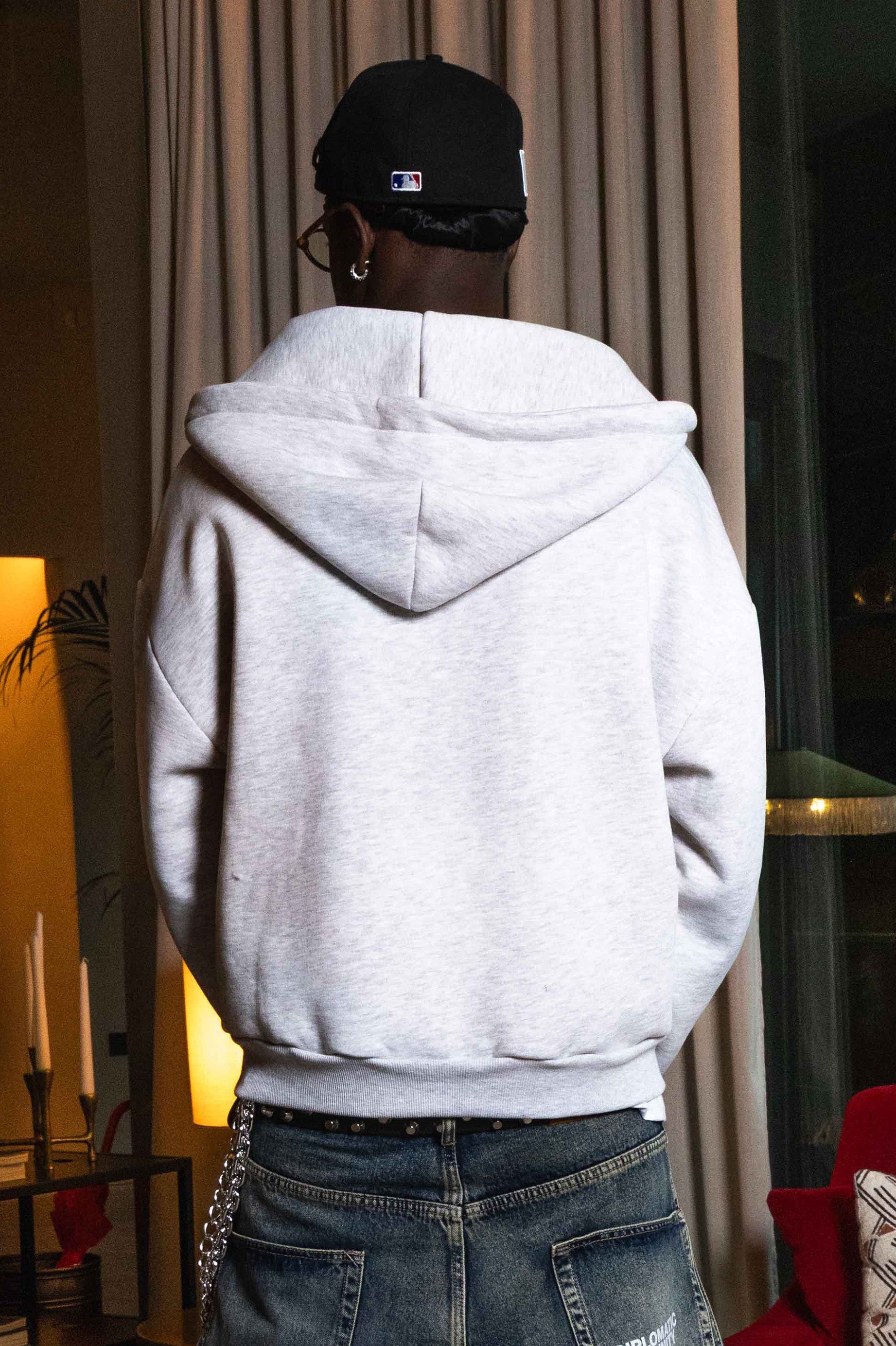 Full Zip “WORLD TOUR” B12 Worldwide AshGrey