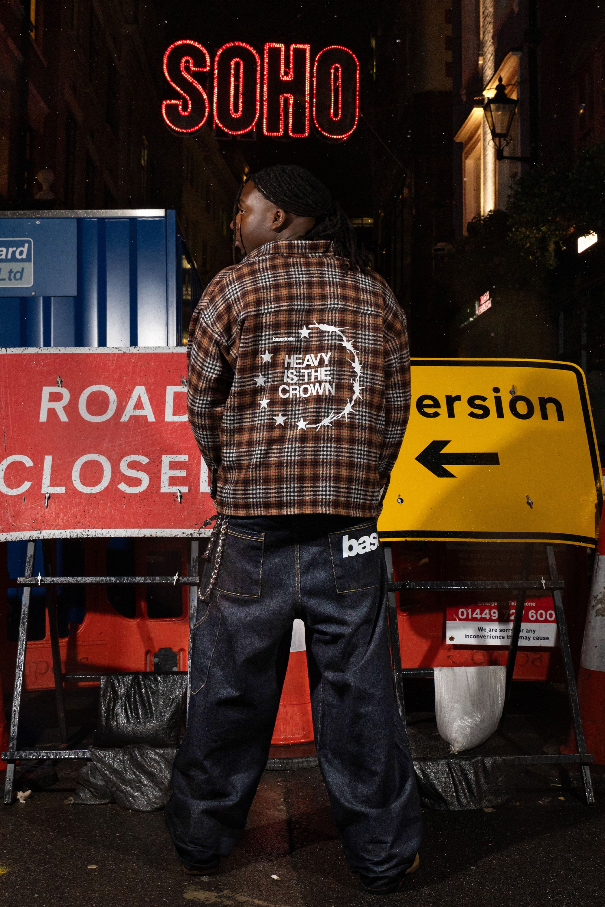 Look "RUDEBOY LDN" Flannel Crown