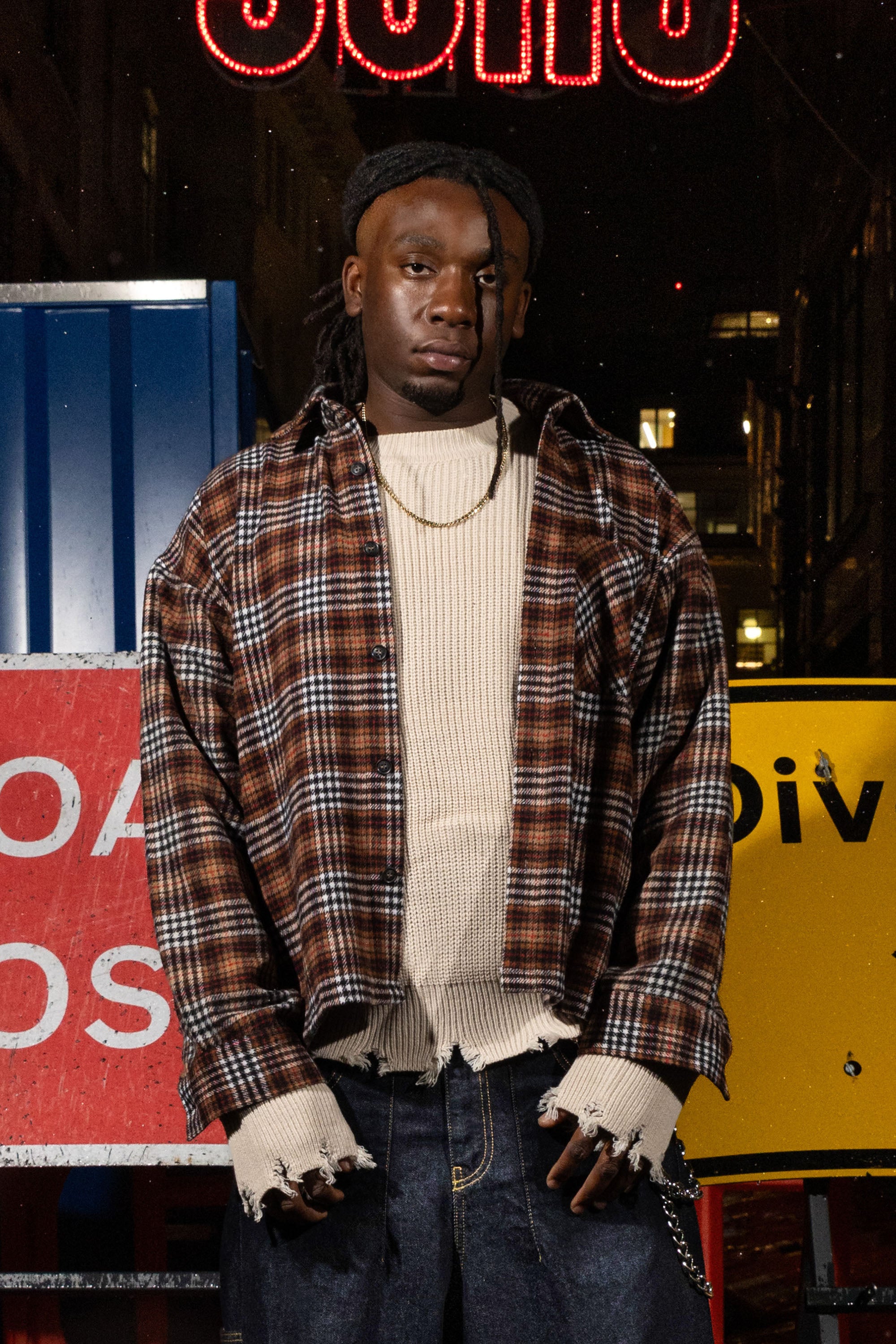 Look "RUDEBOY LDN" Flannel Crown