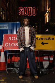 Look "RUDEBOY LDN" Flannel Crown