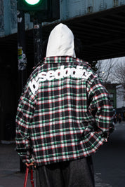 "RUDEBOY LDN" Flanella Shirt Shoulder Logo