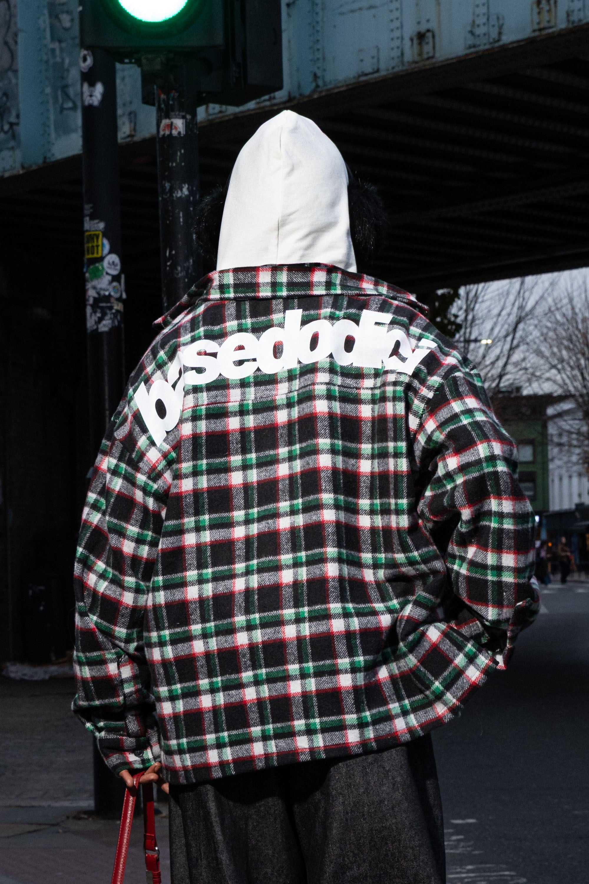 "RUDEBOY LDN" Flanella Shirt Shoulder Logo