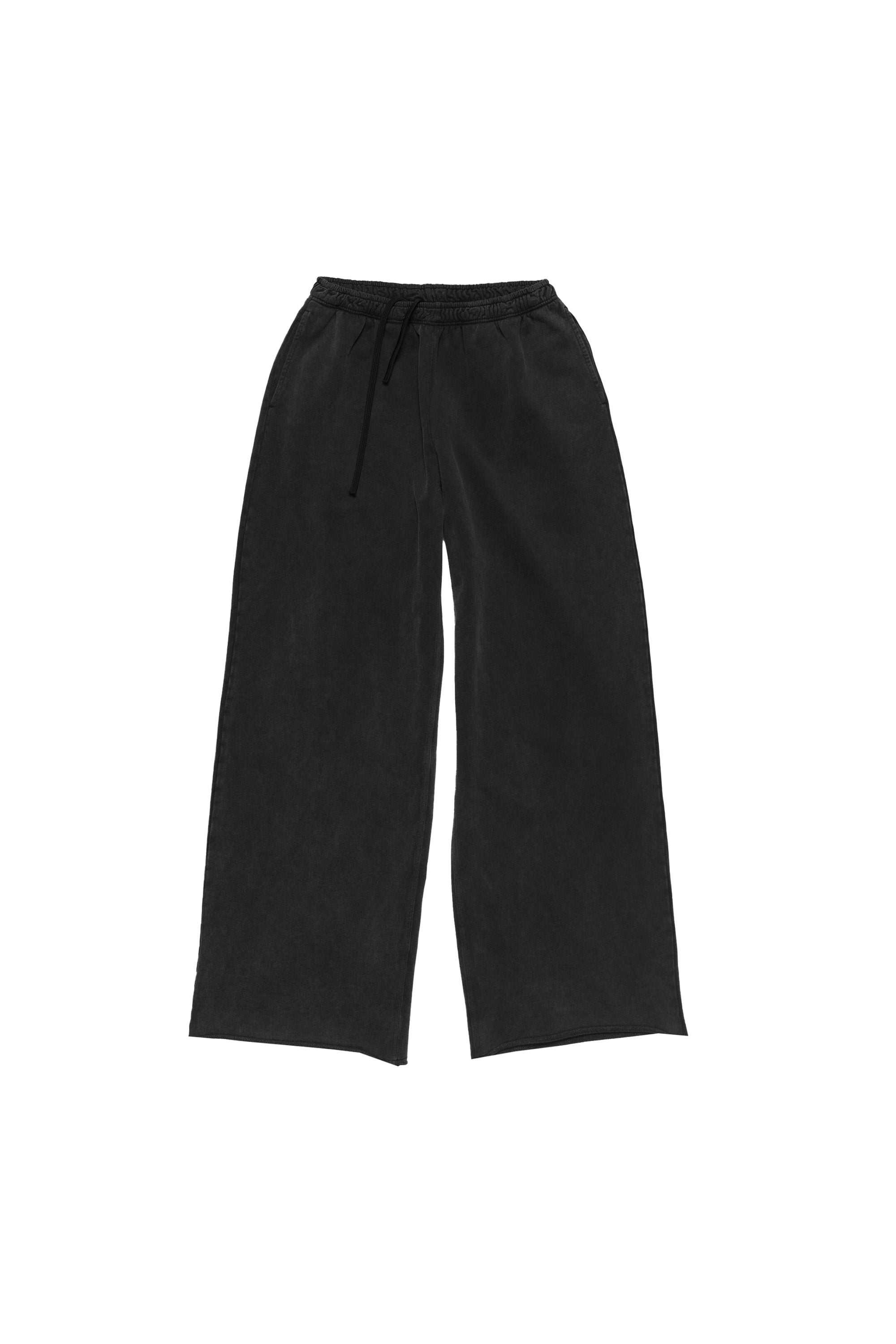 Fleece Pants “DE LA RUE À LA RUE” Black