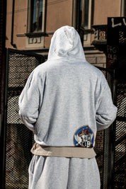 Full Zip "BROKENNESS" BAD AshGrey