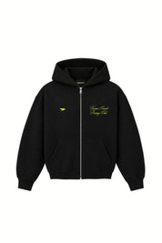 Full Zip “RESORT” Racing Black