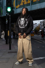 "RUDEBOY LDN" Full Zip CantRush Black