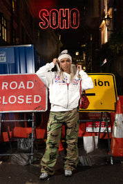 "RUDEBOY LDN" Full Zip CantRush Cream