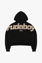 "RUDEBOY LDN" Full Zip RudeBoy Black