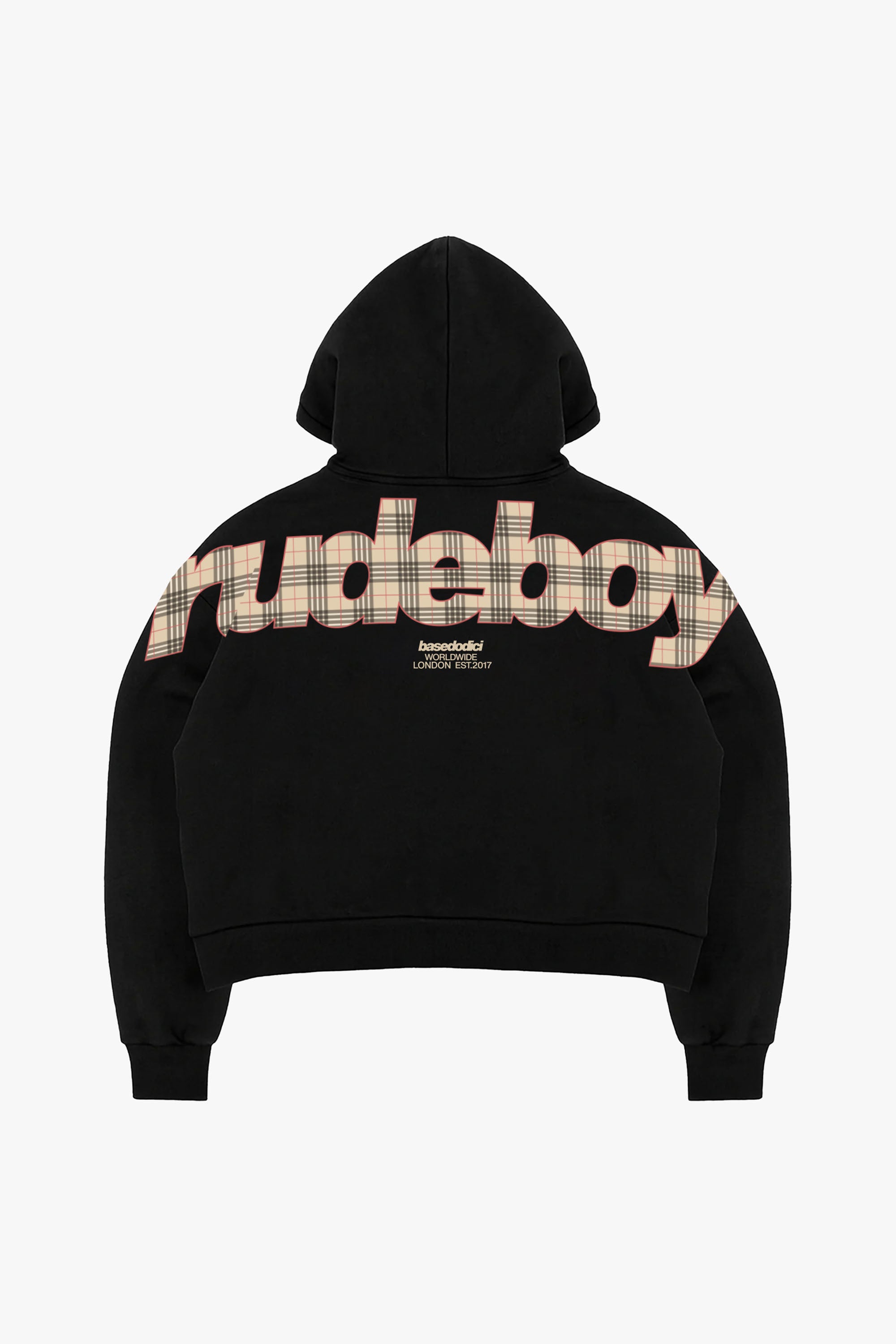 "RUDEBOY LDN" Full Zip RudeBoy Black