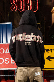 "RUDEBOY LDN" Full Zip RudeBoy Black