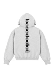 Full Zip "COMFY 2.0" Vertical Logo AshGrey/Black