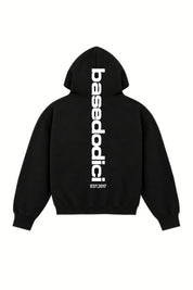 Full Zip "COMFY 2.0" Vertical Logo Black/White