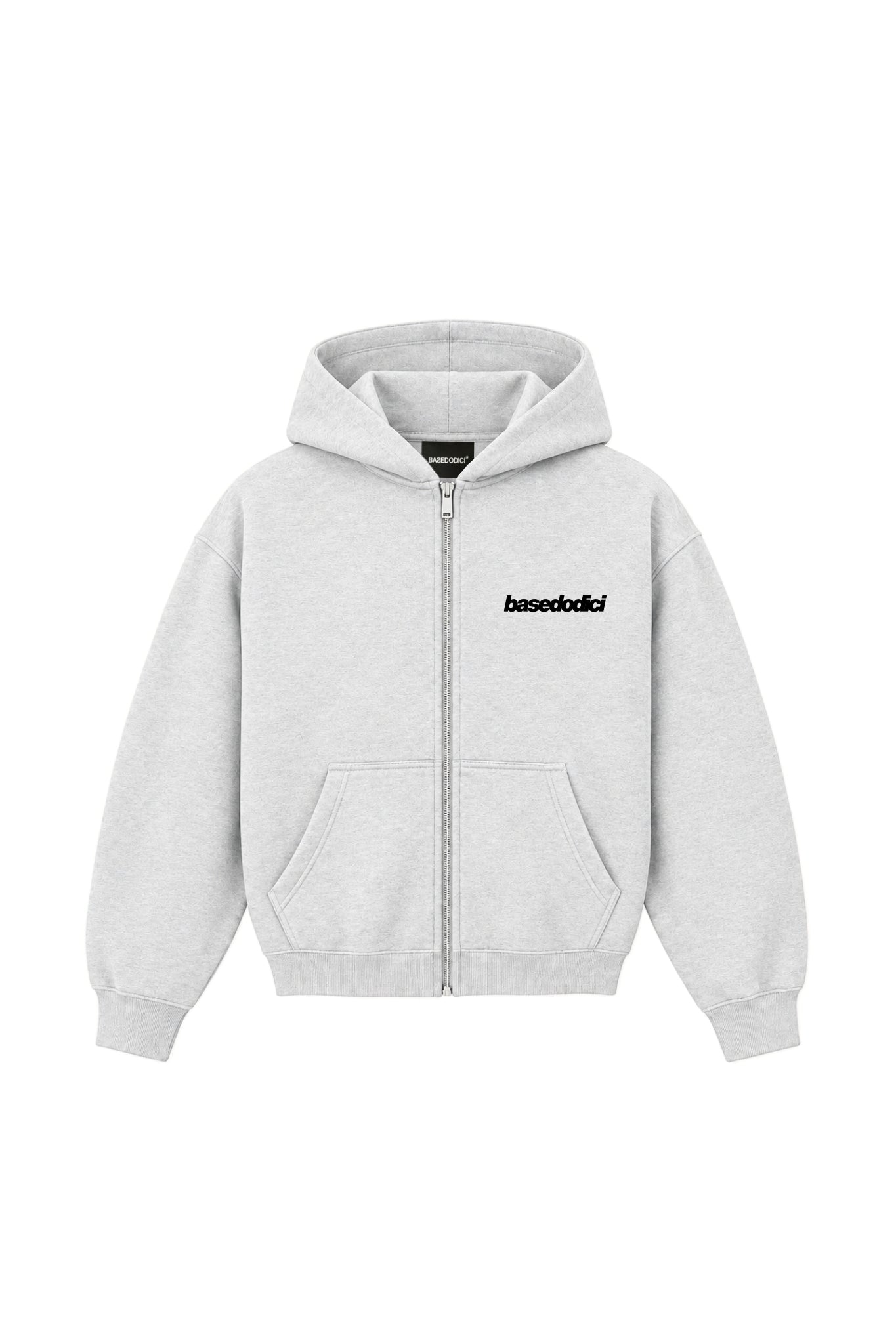 Full Zip "COMFY" Back Logo AshGrey/Black