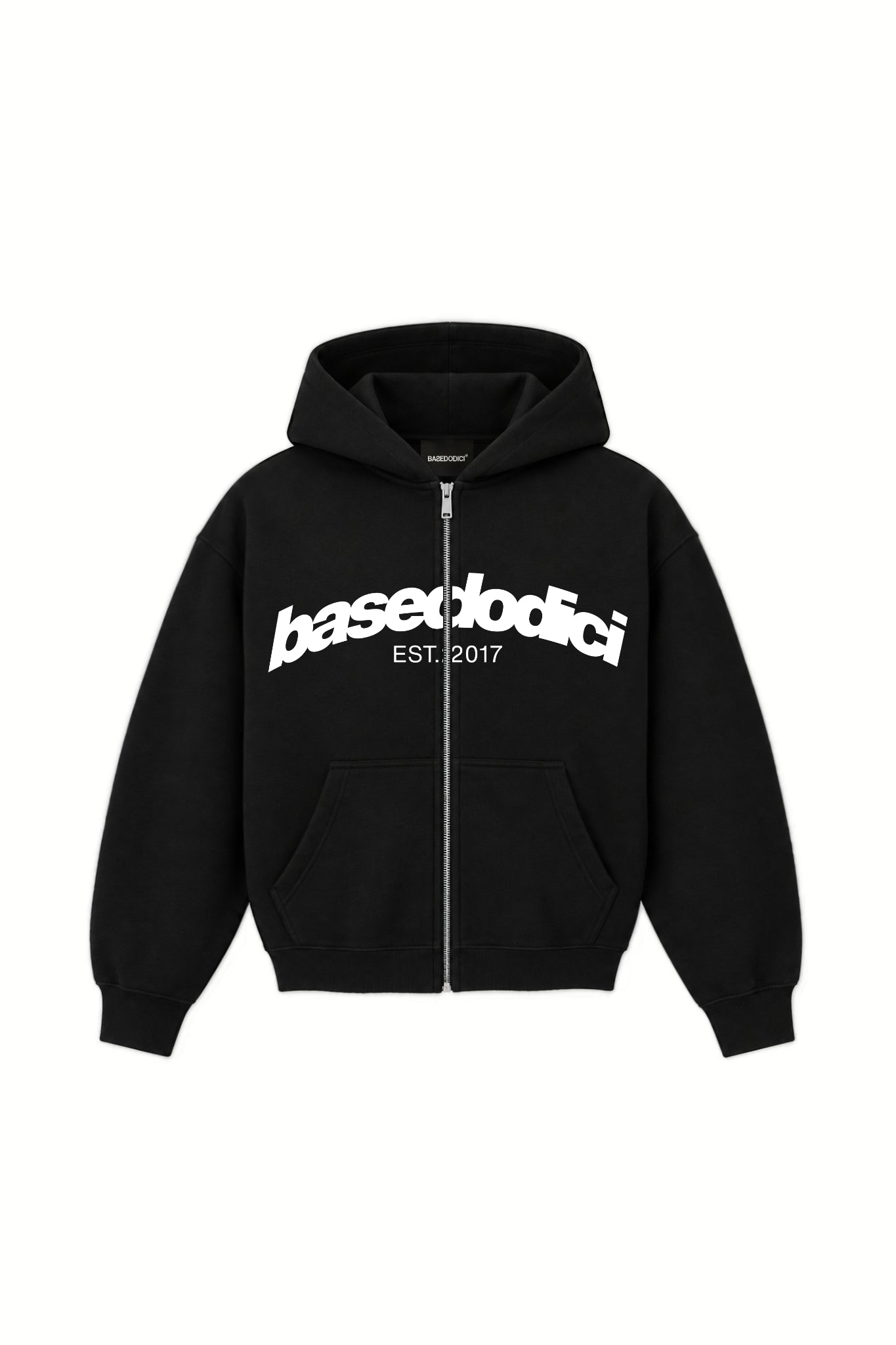 Full Zip "COMFY" Front Logo Black/White