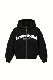 Full Zip "COMFY" Front Logo Black/White