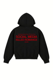 Full Zip "KILLED ROMANCE" Black/Red