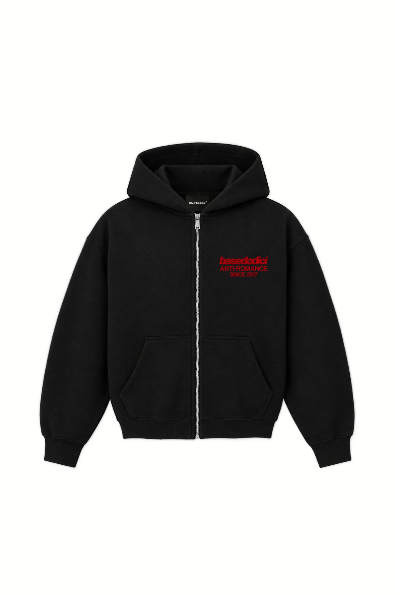 Full Zip "KILLED ROMANCE" Black/Red