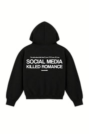 Full Zip "KILLED ROMANCE" Black/White
