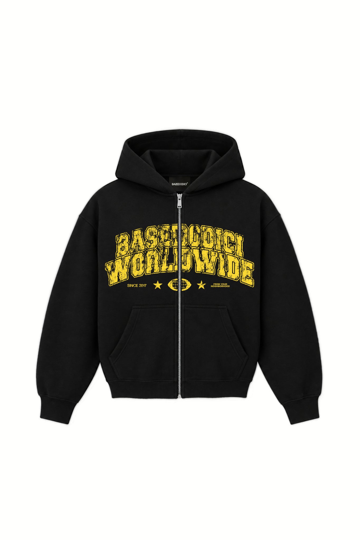 "WORLD TOUR" Full Zip B12 Worldwide Black