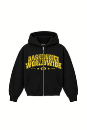 "WORLD TOUR" Full Zip B12 Worldwide Black
