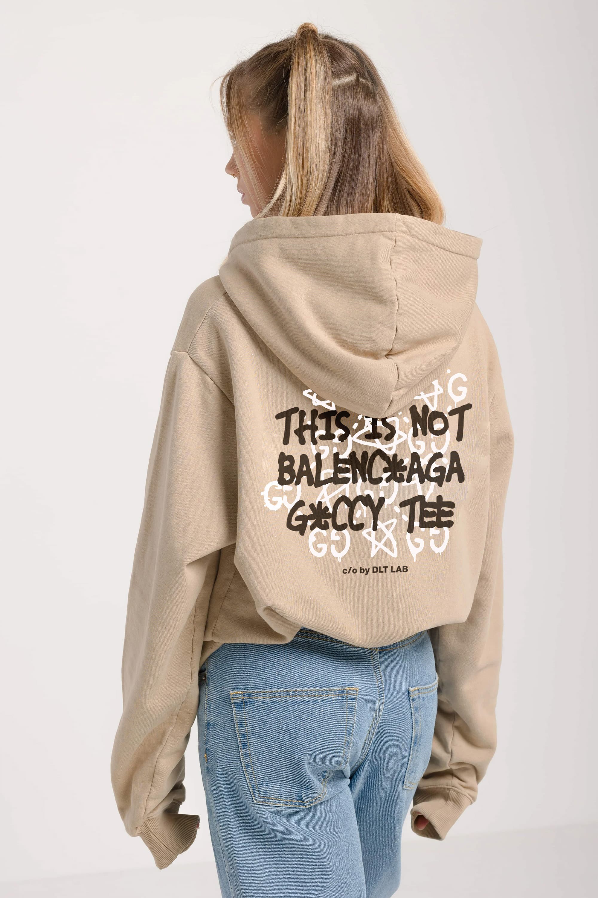 Hoodie "DLT-3.0" GG Beige