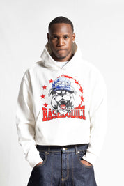 "RUDEBOY LDN" Hoodie Bull White